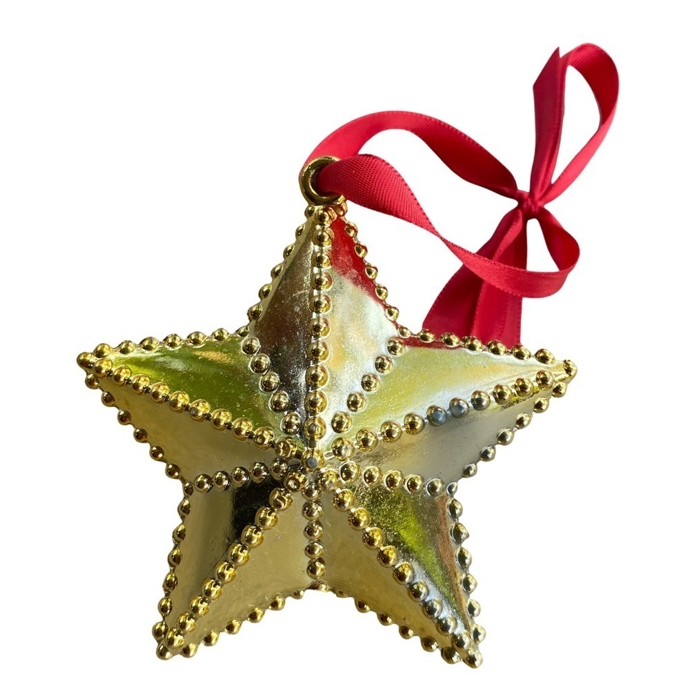 Gold Mirrored Star Ornament - Picture 6 of 8